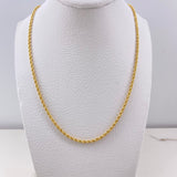 Cadena Lazo 3.35gr / 60cm / 2mm Oro Amarillo +3 $