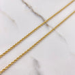 Cadena Lazo 5.3gr / 60cm / 3mm Oro Amarillo +3 $