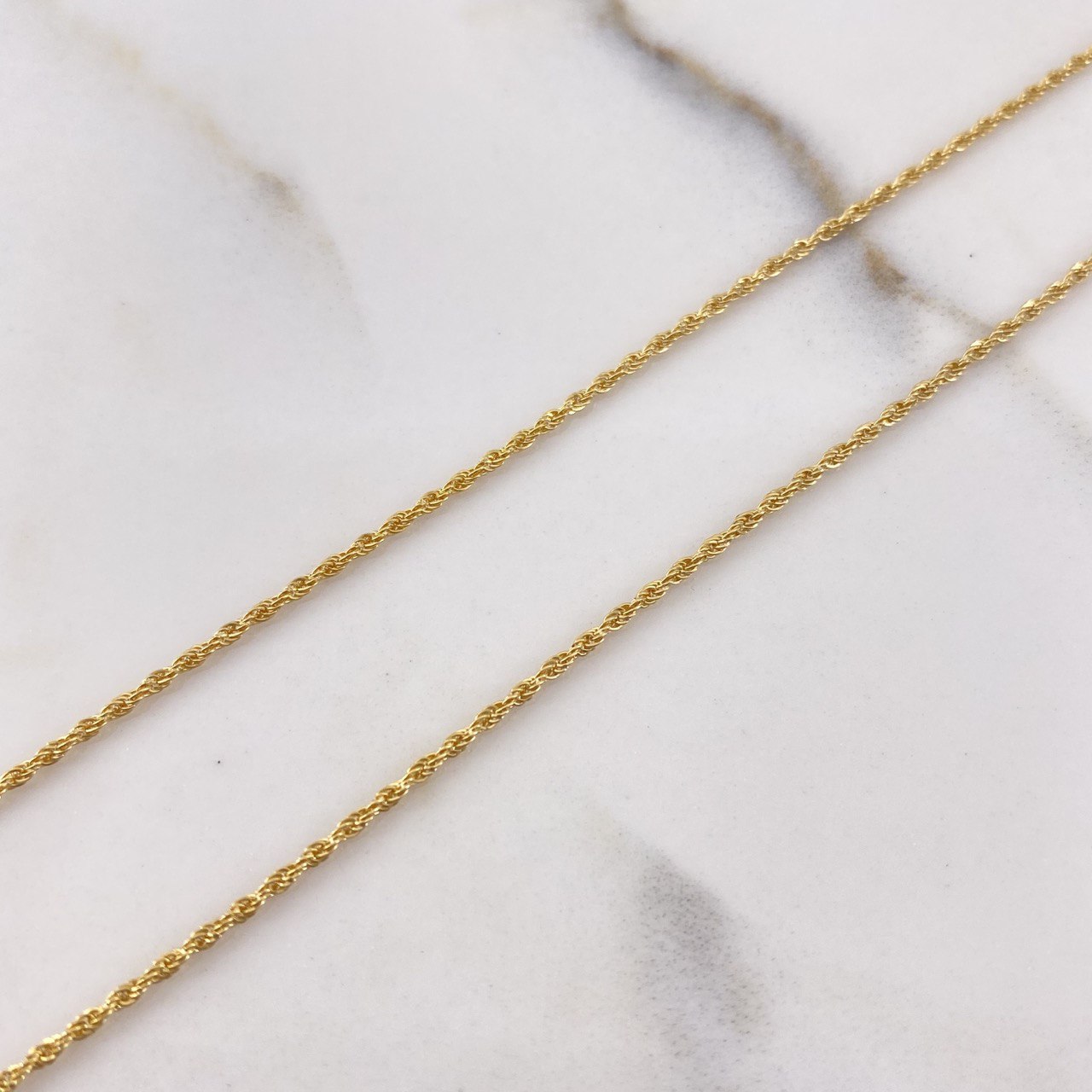 Cadena Lazo 1.1gr / 60cm / 1mm Oro Amarillo +3 $