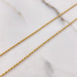 Cadena Lazo 0.9gr / 50cm / 0.95mm Oro Amarillo +3 $