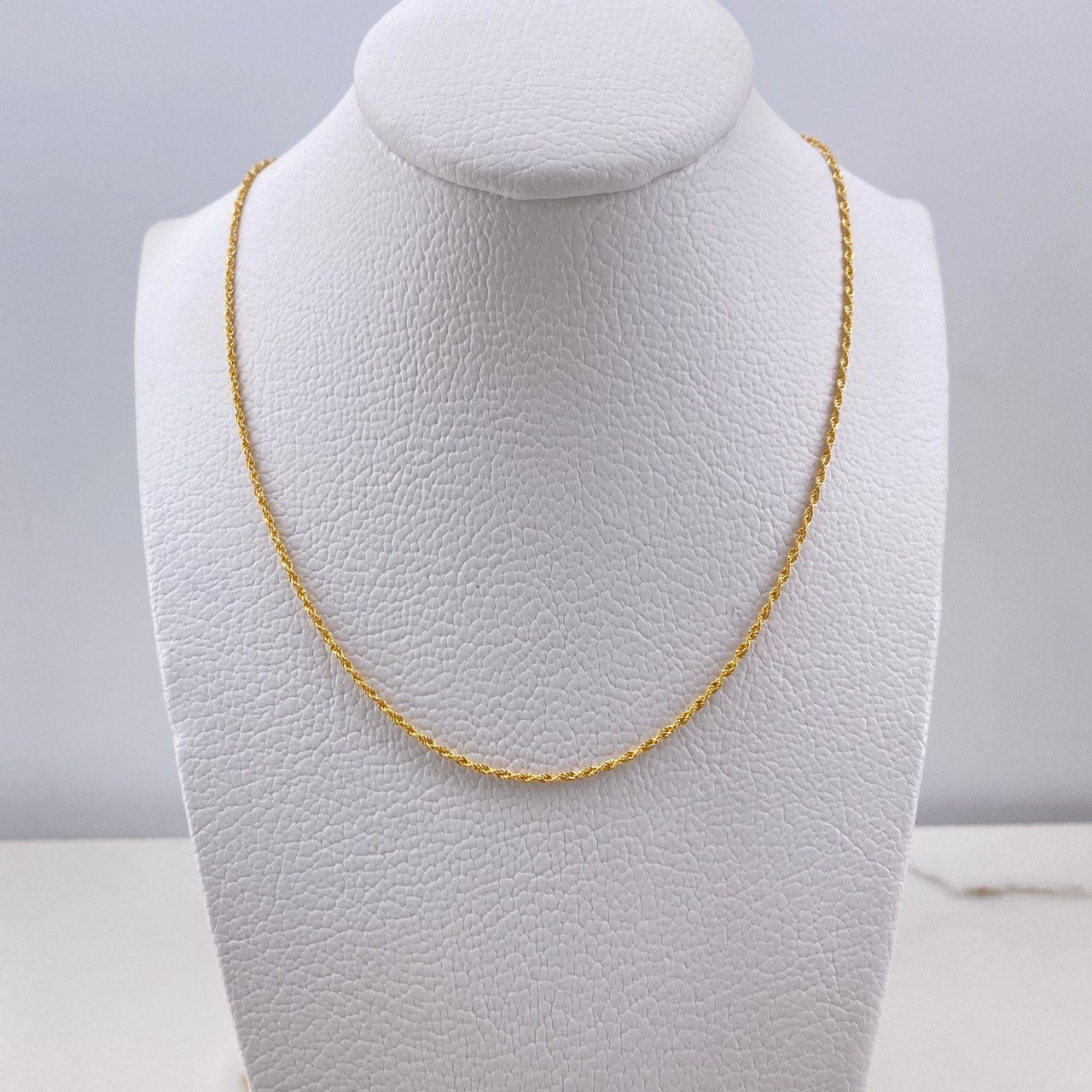 Cadena Lazo 0.9gr / 50cm / 0.95mm Oro Amarillo +3 $