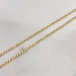 Cadena Espiga 4.1gr / 45cm / 2mm Oro Amarillo +3 $