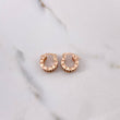 Candongas BV 4.45gr / 1.4cm / Circones Negros Oro Rosa &