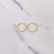 Candongas Aro Rayado 1.15gr / 2cm / Diamantadas Oro Amarillo &