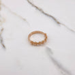 Anillo Churumbela Flores 3.1gr / T7 / Oro Rosa $