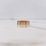 Anillo Argolla Tornillo 3.45gr / T7 3/4 / Oro Rosa $