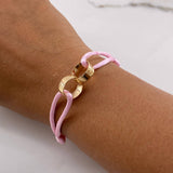Pulsera Rosada Tornillo 2.55gr / Oro Amarillo $