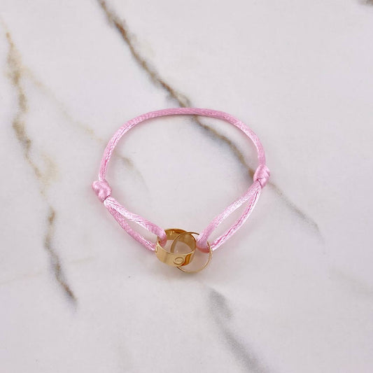 Pulsera Rosada Tornillo 2.55gr / Oro Amarillo $