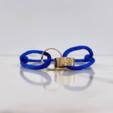 Pulsera Azul Tornillo 2.75gr / Oro Amarillo $