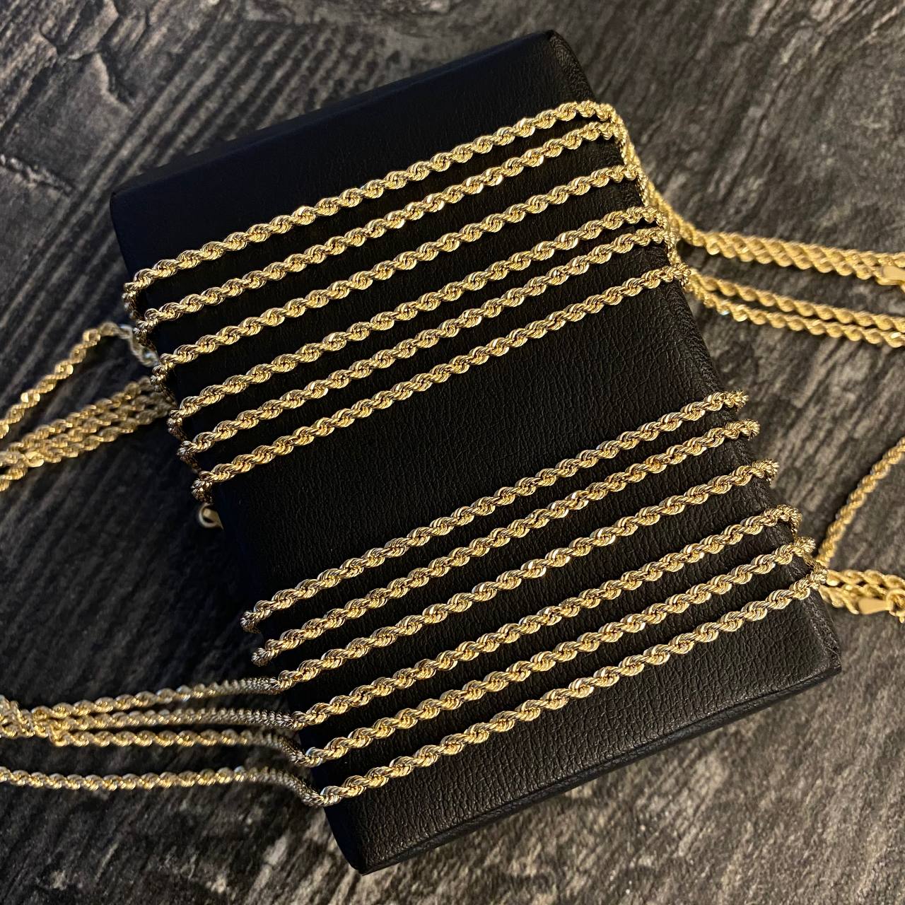 Cadena Lazo 2.9gr / 60cm / 2.3mm Oro Amarillo +3