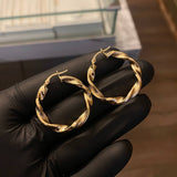 Candongas  Nico 2.3gr / 2cm / Rayada Oro Amarillo&
