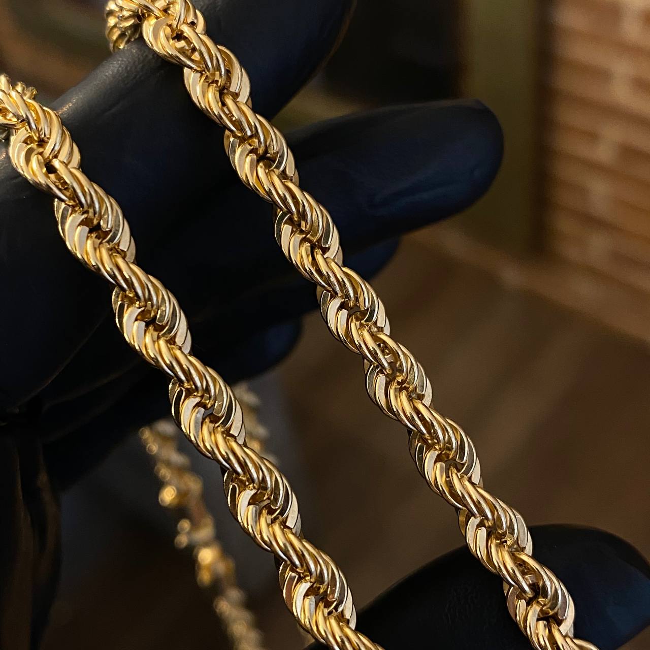 Cadena Lazo  25.15gr / 50cm / 4.0mm Oro Amarillo +3 &