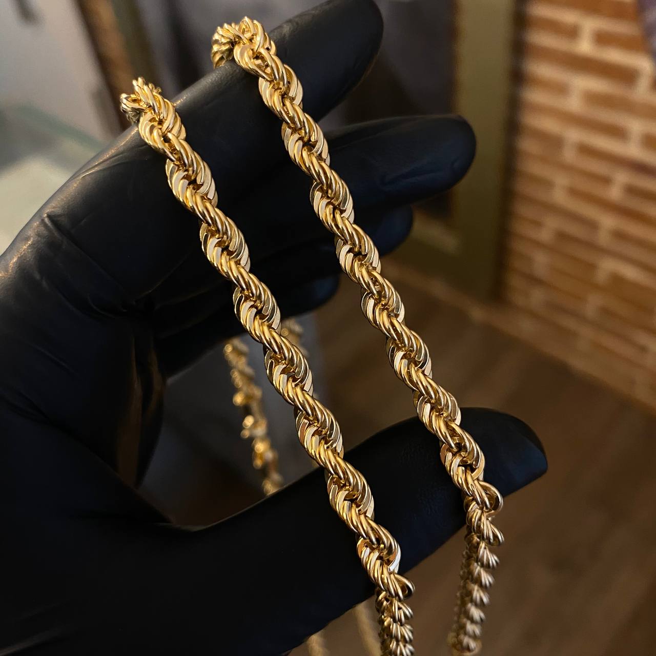 Cadena Lazo  25.15gr / 50cm / 4.0mm Oro Amarillo +3 &