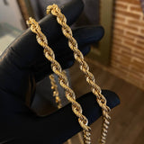 Cadena Lazo  25.15gr / 50cm / 4.0mm Oro Amarillo +3 &