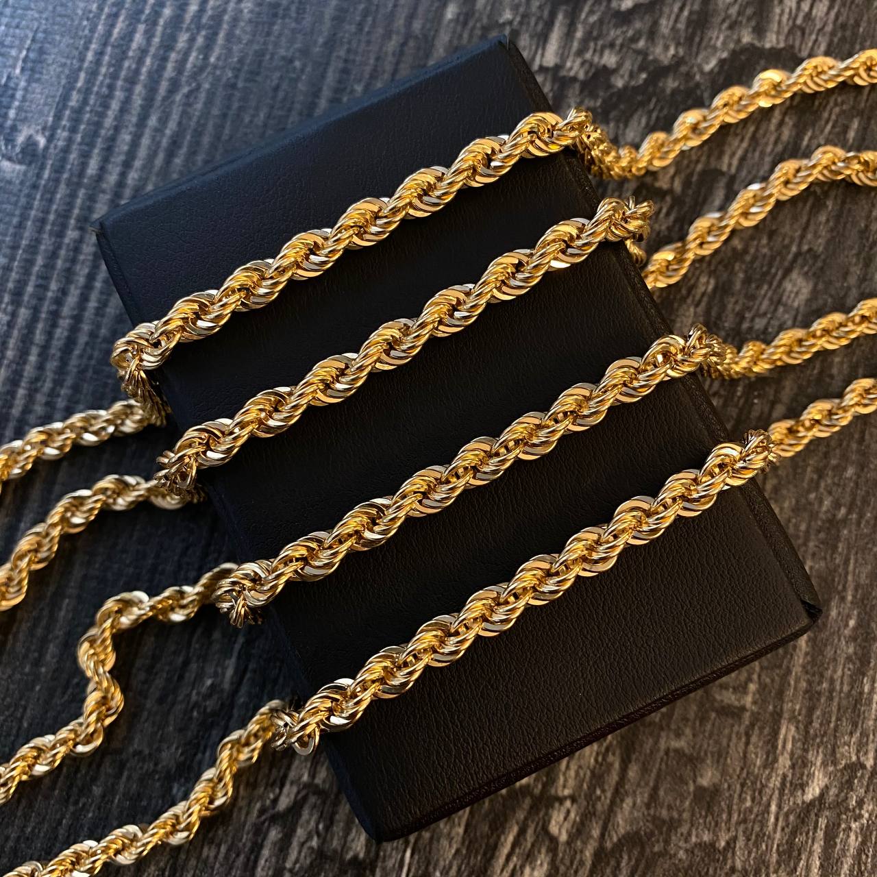 Cadena Lazo  25.15gr / 50cm / 4.0mm Oro Amarillo +3 &
