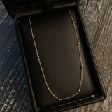 Cadena Aro Seguido Bolas 1.2gr / 45cm / 1mm Oro Amarillo +3