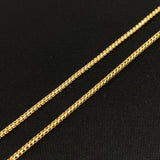 Cadena Franco 2.1gr / 50cm / 0.7mm  Oro Amarillo +4 &