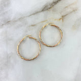 Candongas Ruka 5.95gr / 4cm / Tres Oros 18K