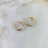 Candongas 1.75gr / 1.7cm Diamantadas Tres Oros Daki