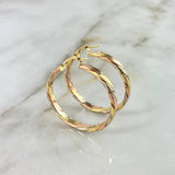 Candongas Ruka 5.95gr / 4cm / Tres Oros 18K