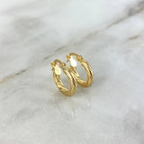 Candongas 1.3gr / 1.3cm Espiral Oro Amarillo Emmi