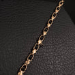 Pulso Rustico Tornillo 17 .15gr /23 .5cm / 3 .7mm Caucho Oro Rosa &