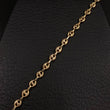 Tobillera Gc 6.65gr / 28cm / 5.4mm Diamantada Oro Amarillo &