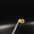 Anillo Sello Trinity 2.95gr / T9 1/2 Circones Blancos Verdes Oro Amarillo &