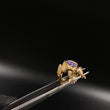 Anillo Rana 7gr / T8 Circones Blancos Azul Fucsia Oro Amarillo  &