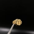 Anillo Sello Cruz Cristo  4,15gr / T12 1/2 Oro Amarillo $