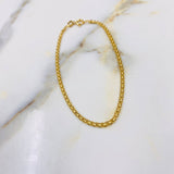 Pulso Chino 2.6gr / 20cm / 2.4mm Oro Amarillo +1 &