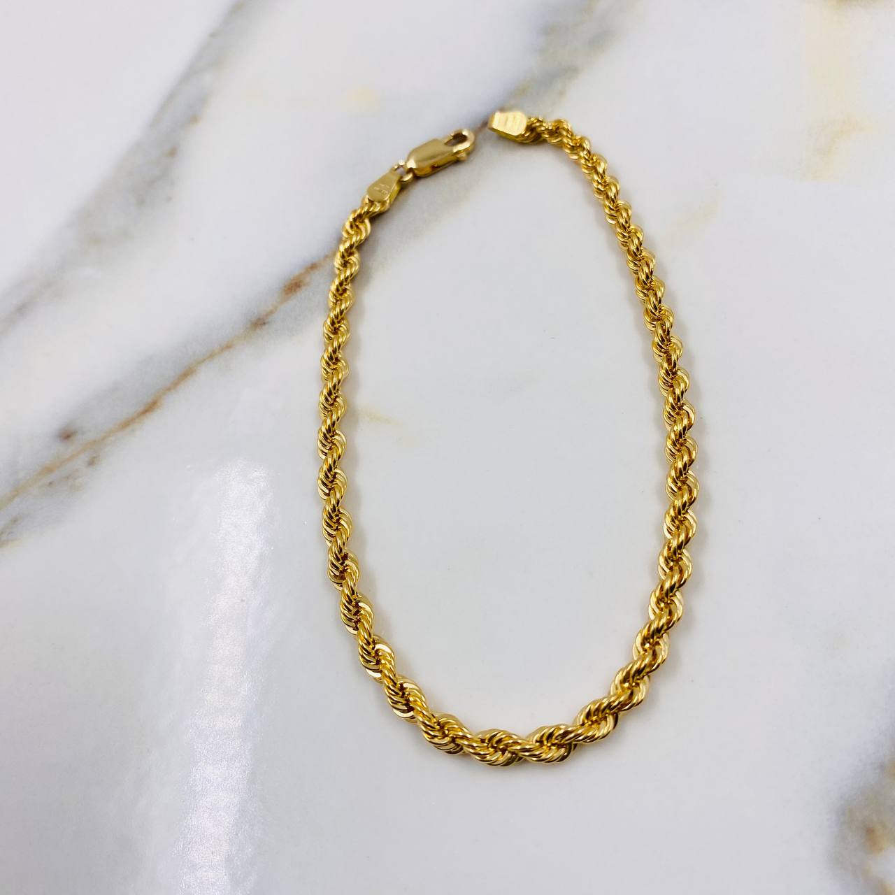 Pulso Lazo  4.45gr / 22cm / 3.8mm Oro Amarillo +3 &