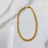 Pulso Lazo  4.45gr / 22cm / 3.8mm Oro Amarillo +3 &