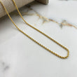 Cadena Lazo  2.45gr / 50cm / 1.1mm Oro Amarillo +3 &