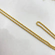 Cadena Lazo 5.3gr / 60cm / 2.65mm Oro Amarillo +3 &