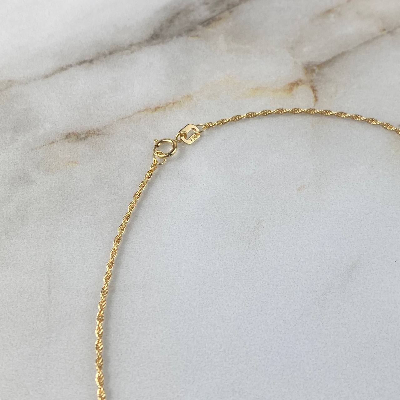 Cadena Lazo 1.05gr / 60cm / 1.2mm Oro Amarillo +3
