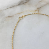 Cadena Lazo 1.05gr / 60cm / 1.2mm Oro Amarillo +3