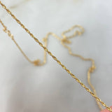 Cadena Lazo 1.05gr / 60cm / 1.2mm Oro Amarillo +3