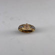 Anillo RX 4.9gr / T9 1/2 Circones Blancos Tres Oros$