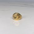 Anillo Sello RX 3.7gr / T9 1/2 Liso Oro Amarillo$