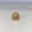 Anillo Virgen Milagrosa 7.7gr / T11 1/4 / Circones de Colores Oro Amarillo$
