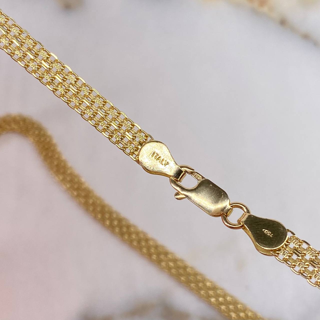 Cadena China 13.2gr / 50cm / 4.8mm Oro Amarillo +0
