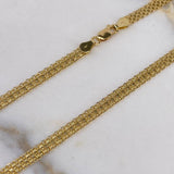 Cadena China 13.2gr / 50cm / 4.8mm Oro Amarillo +0