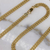 Cadena China 13.2gr / 50cm / 4.8mm Oro Amarillo +0