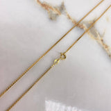 Cadena Veneciana  2.9gr / 50cm / 0.95mm Oro Amarillo +3$