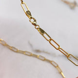 Cadena Hermes 3.7gr / 40cm / Oro Amarillo +3$