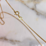 Cadena Veneciana  2.9gr / 50cm / 0.95mm Oro Amarillo +3$