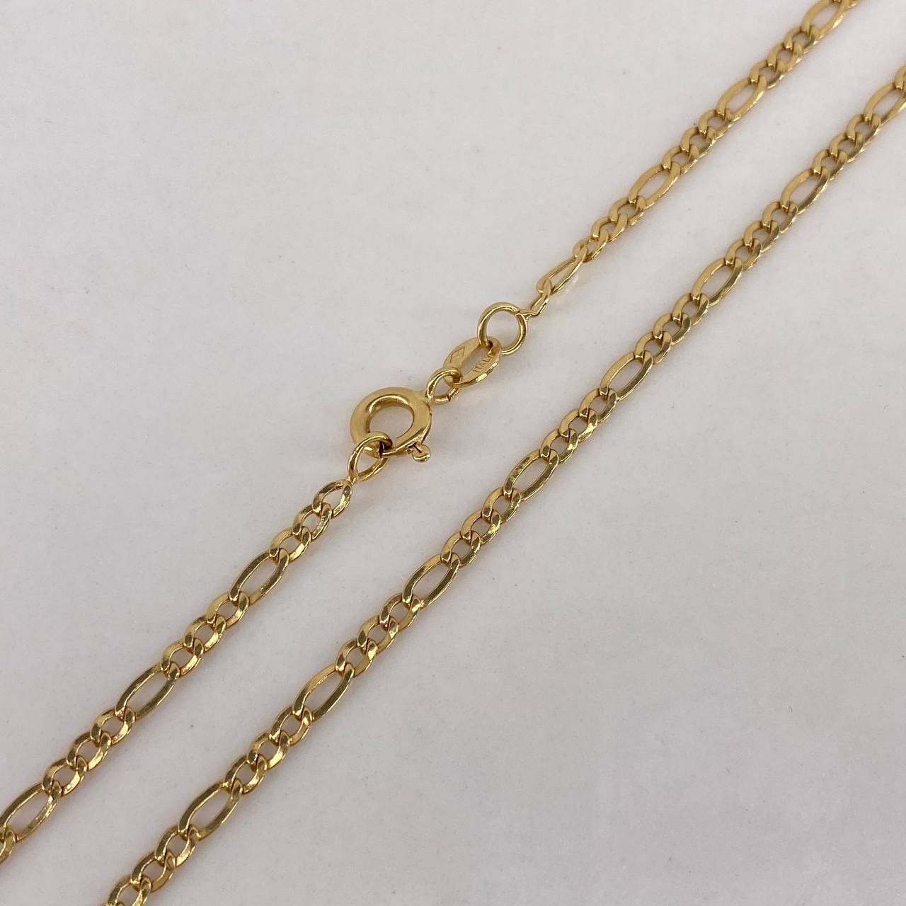 Cadena Figaro  5.45gr / 50cm / 3.2mm Oro Amarillo +0 &
