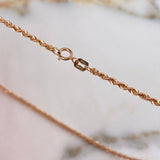 Cadena Lazo 0.95gr / 45cm / 0.8mm Oro Rosa +3$
