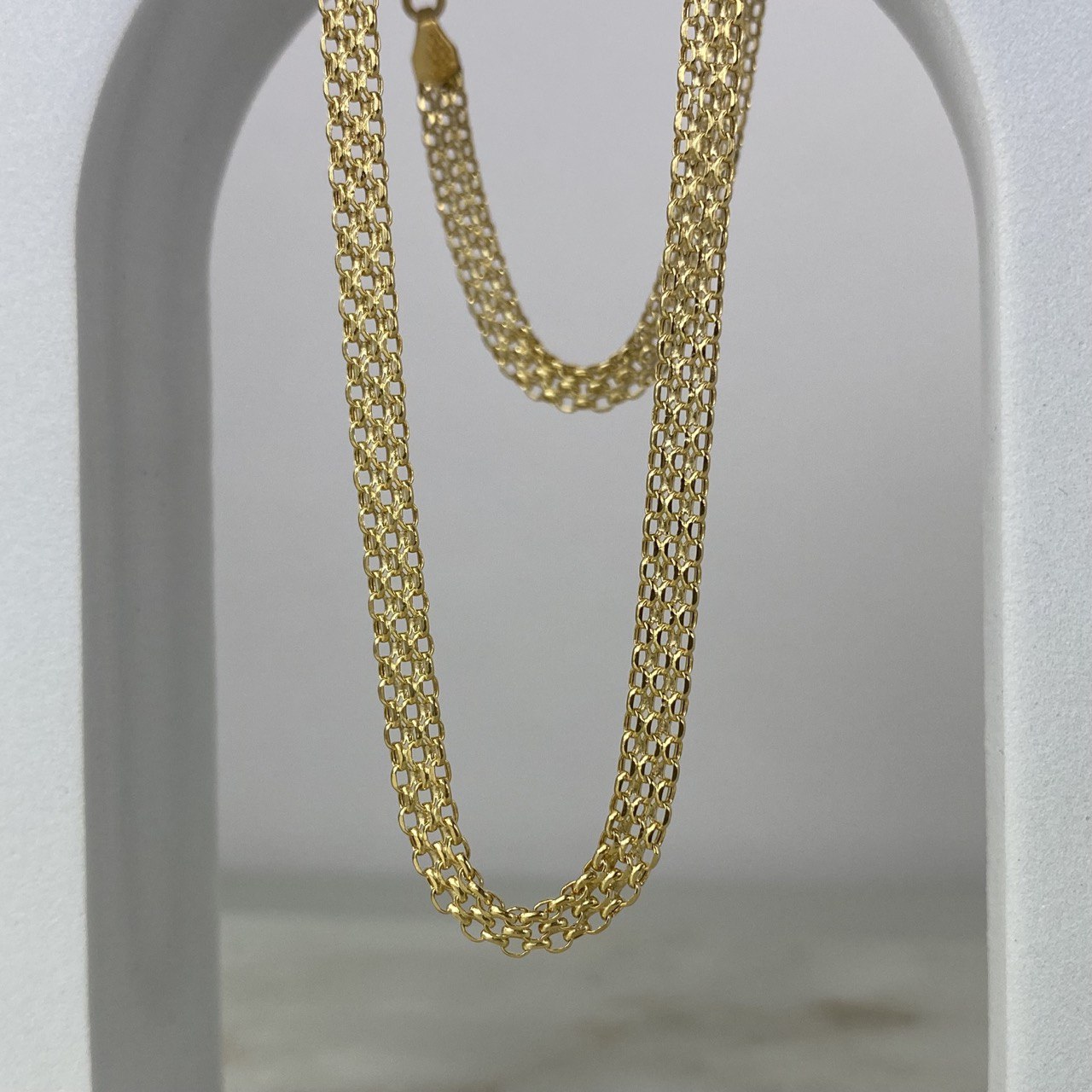 Cadena China 5.05gr / 45cm / 4.2mm Oro Amarillo +0